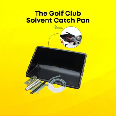 THE GOLFWORKS GOLF GRIP SOLVENT CATCH PAN WORKBENCH MOUNT