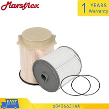 For 2019-2022 Ram 2500 3500 4500 Diesel Fuel Filter Set 68436631AA 68157291AA