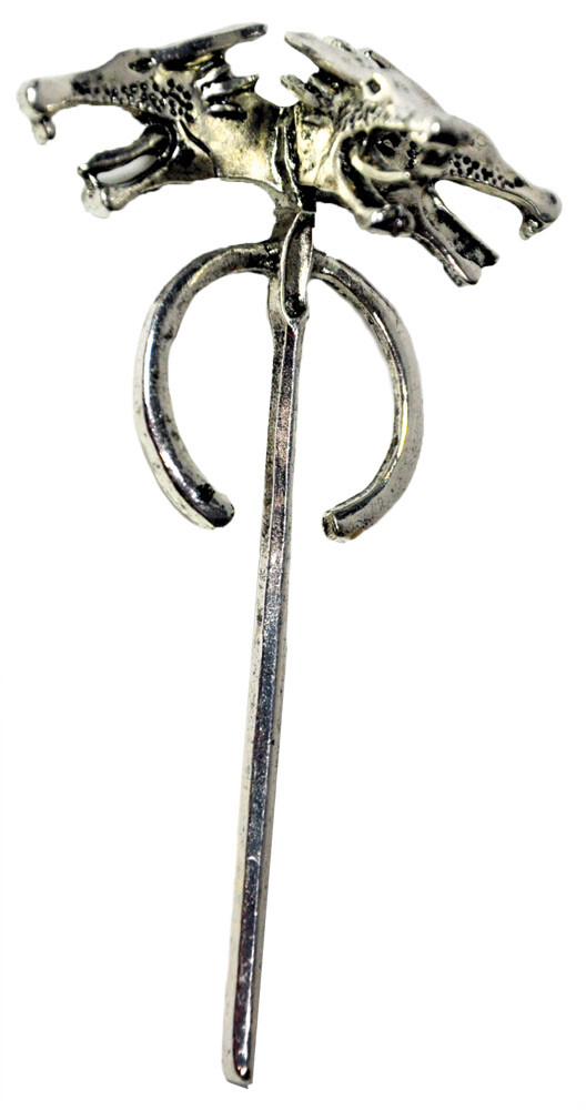 3 Headed Dragon Emblem Pin - Morris Costumes