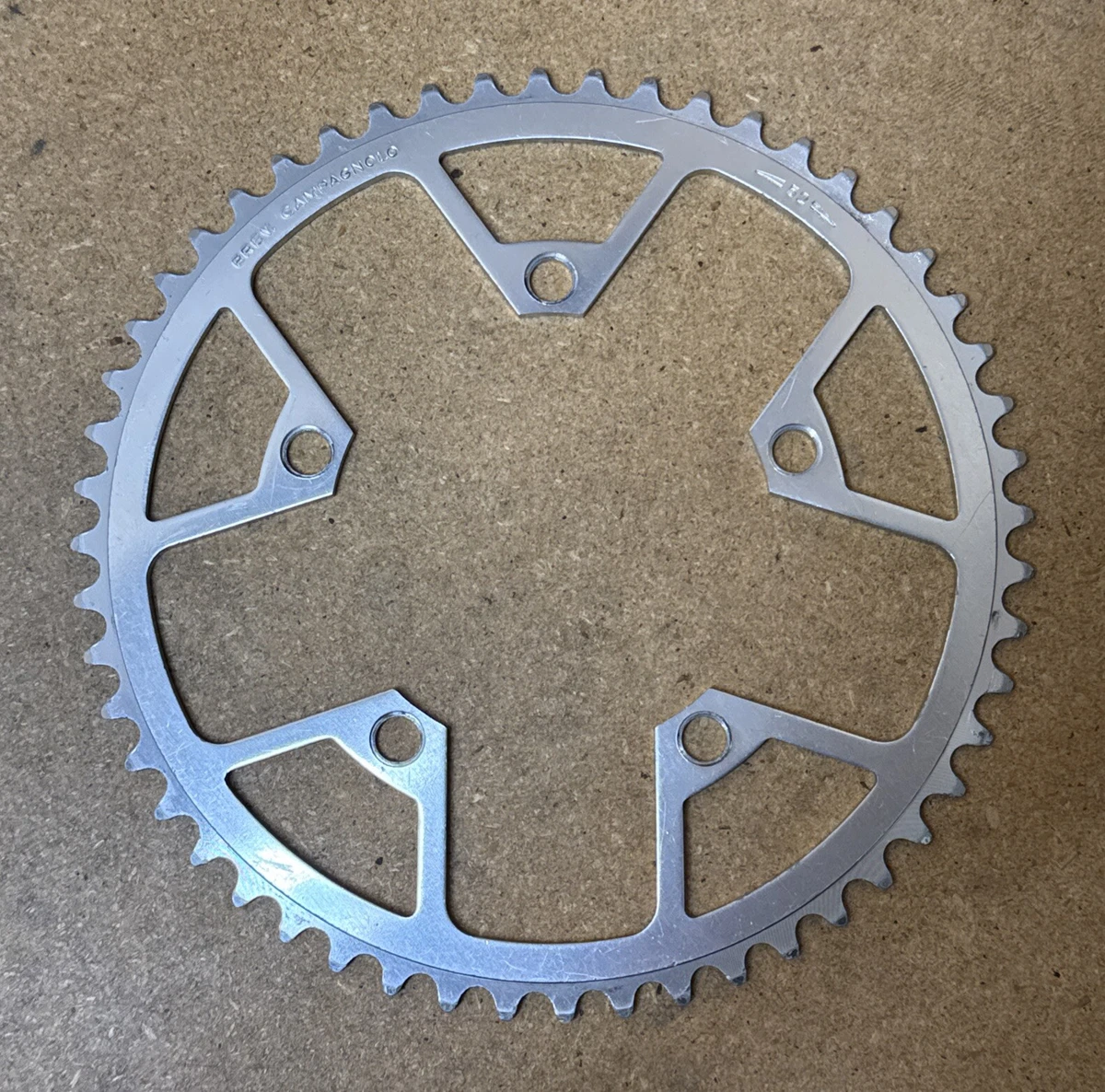 Plateau Campagnolo 52T 135mm BCD – Occasion, 52/42, Italie