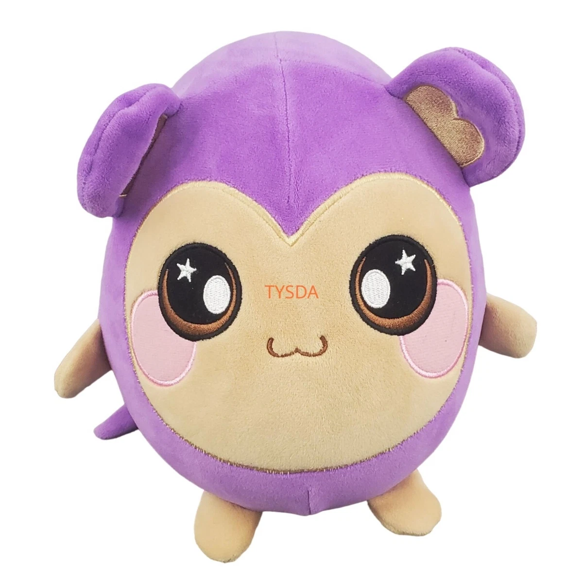 Squeezamals 2018 Purple Monkey Stiff Plush Memory Foam 8