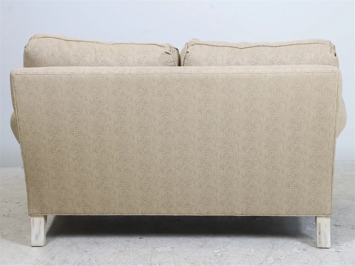 Southwood Sofa Settee Faux Snakeskin Designer Fabric Made North