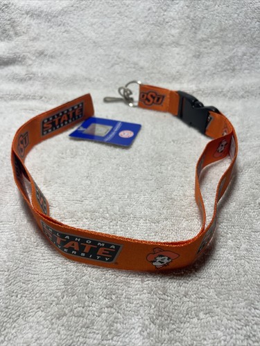 Oklahoma State Cowboys Lanyard Wristlet - Official Team Nylon Lanyard For Keys, IDs, Badges & Tickets, 9" Long - View #5