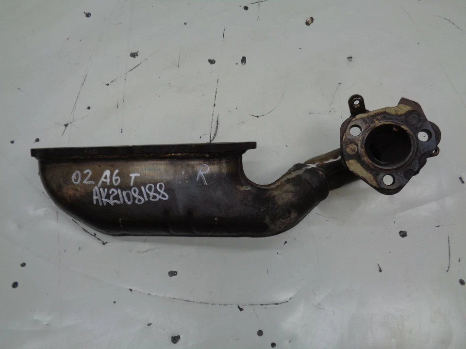 Audi A6 Quattro 2001-2005 colector de escape pasajero derecho 6 cilindros OEM AK2108188 Foto 2 de 4