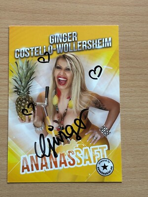 Ginger Costello-Wollersheim - Autogrammkarte original signiert - #S22517