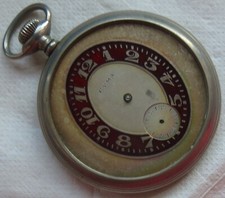 Cyma Pocket Watch Open Face nickel chromiun case 50 mm. in diameter