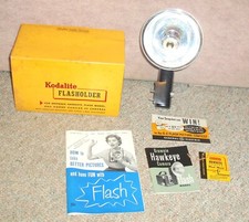 Vintage 1954 Kodalite FLASHOLDER No. 177F w/ Lumaclad Reflector