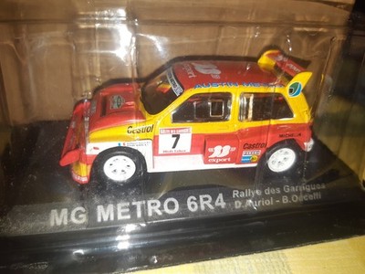 VERY NICE MG METRO 6R4 GR B AURIOL GUARIGUES 1986 ALTAYA 1/43 WITH BOX