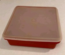 Vintage Tupperware Square Container with Seal...