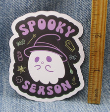 SPOOKY SEASON GHOST HALLOWEEN STICKER Scrapbooking BIN-9