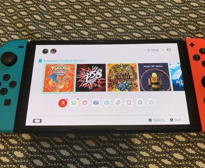 Nintendo Switch OLED Model Console HEG-001 64GB ALL ACCESSORIES +