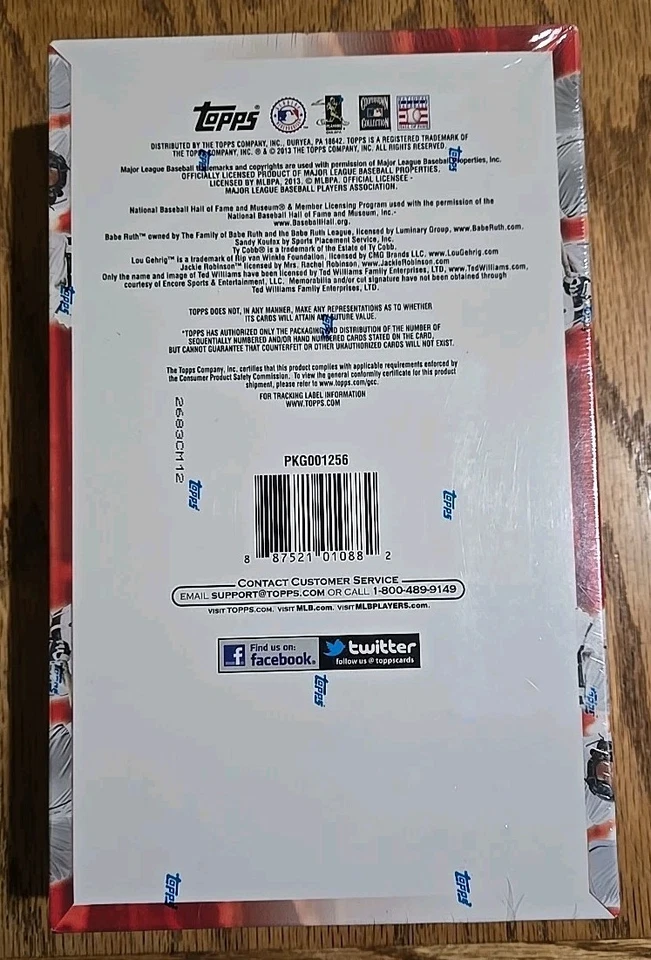 2013 Topps Update Series MLB Baseball Factory Sealed Hobby Box - 36 packs - Image 2 of 4