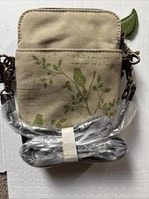 Image of CHALA SAFARI Bird Adjustable Straps Crossbody Purse Phone Canvas Sand New