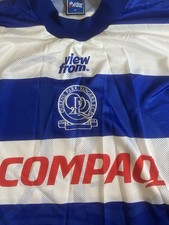 Queens Park Rangers home shirt - compaq - 32 years old original!