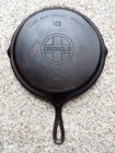 Old Griswold Cast Iron #108 Skillet Griddle Clean