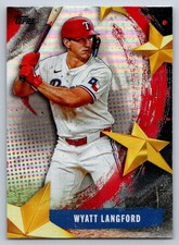 2025 Topps #SMLB-55 Wyatt Langford Stars of MLB Texas Rangers