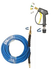Karcher style 'K' series Rubber Replacement Swivel Hose, Short Trigger  + Nozzle