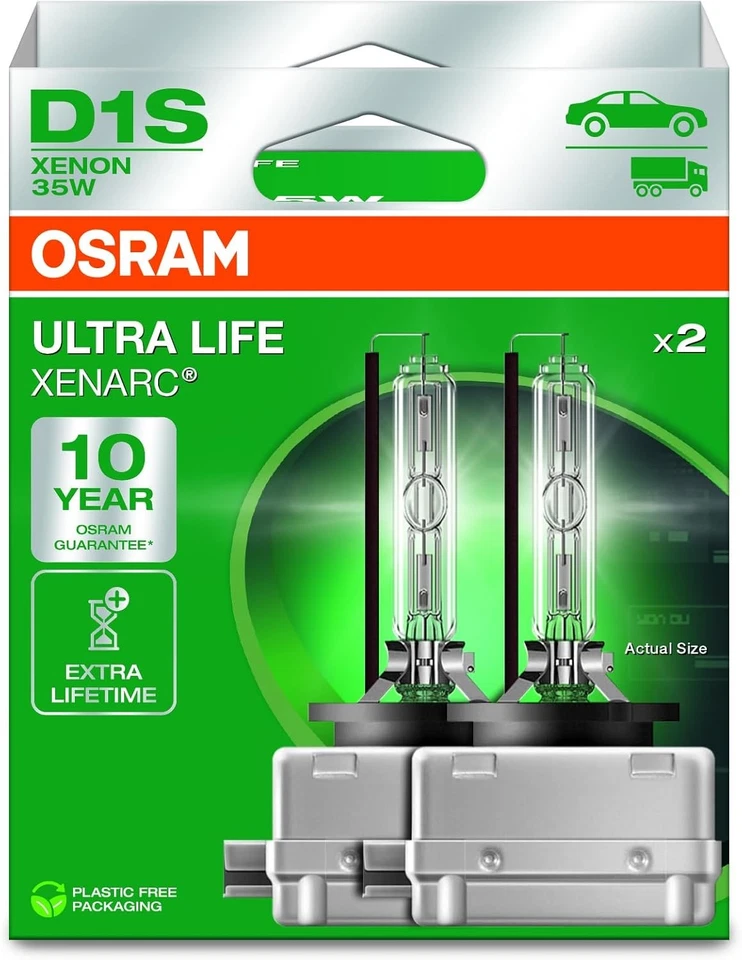 OSRAM XENARC ULTRA LIFE D1S PK32d-2 85 V/35 W (2er Box) - Bild 1 von 1