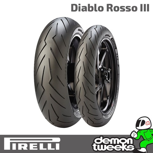 Pirelli Diablo Rosso III 120/70 ZR17 (58W) & 190/50 ZR17 (73W) Motorradreifen - Bild 1 von 3