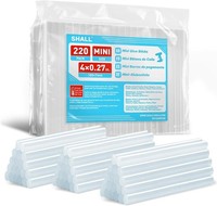 Shall Mini-HeißKlebesticks,7 Mm X 100 Mm, 220Er-Pack Klare