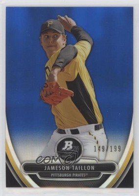 2013 Bowman Platinum Prospects Chrome Blue Refractor 149/199 Jameson Taillon 0c6
