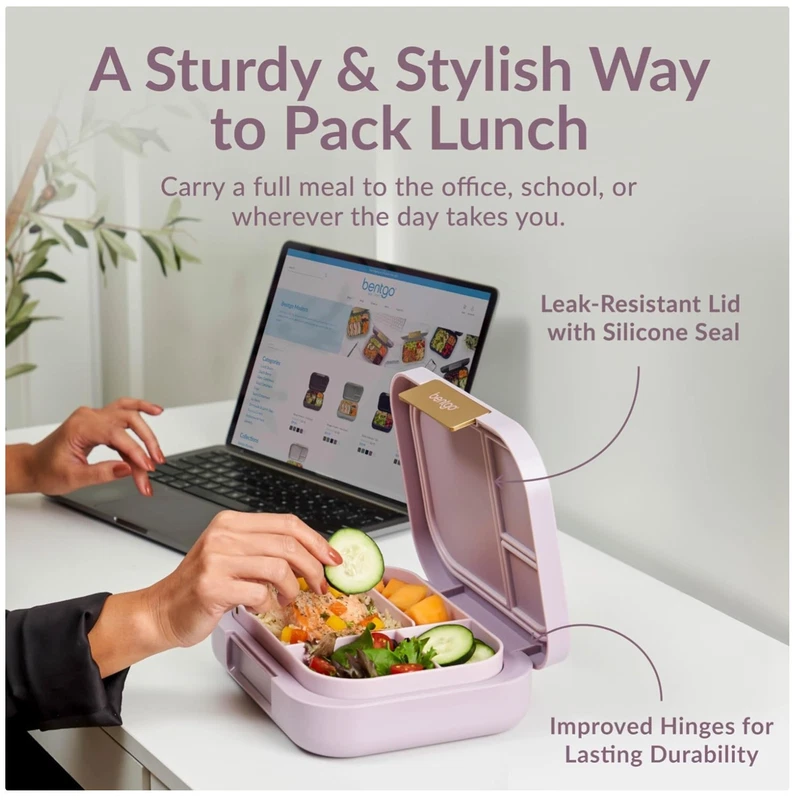 Reusable Leak-Resistant Lunch Box 5.5 Cup