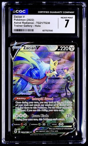 Zacian V graded CGC 7 for sale on eBay