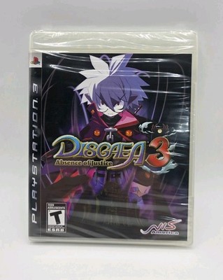 Disgaea 3: Absence of Justice PlayStation 3 Ps3 BRAND NEW SEALED Employee Copy