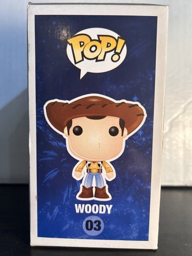Woody Authentic Vaulted Toy Story 2012 Blue Disney Store Funko Pop 03 In Armor - Picture 3 of 14