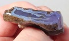 Holley Blue Agate Lapidary 2.6 oz windowed fortification rough lot H1 — photo 10