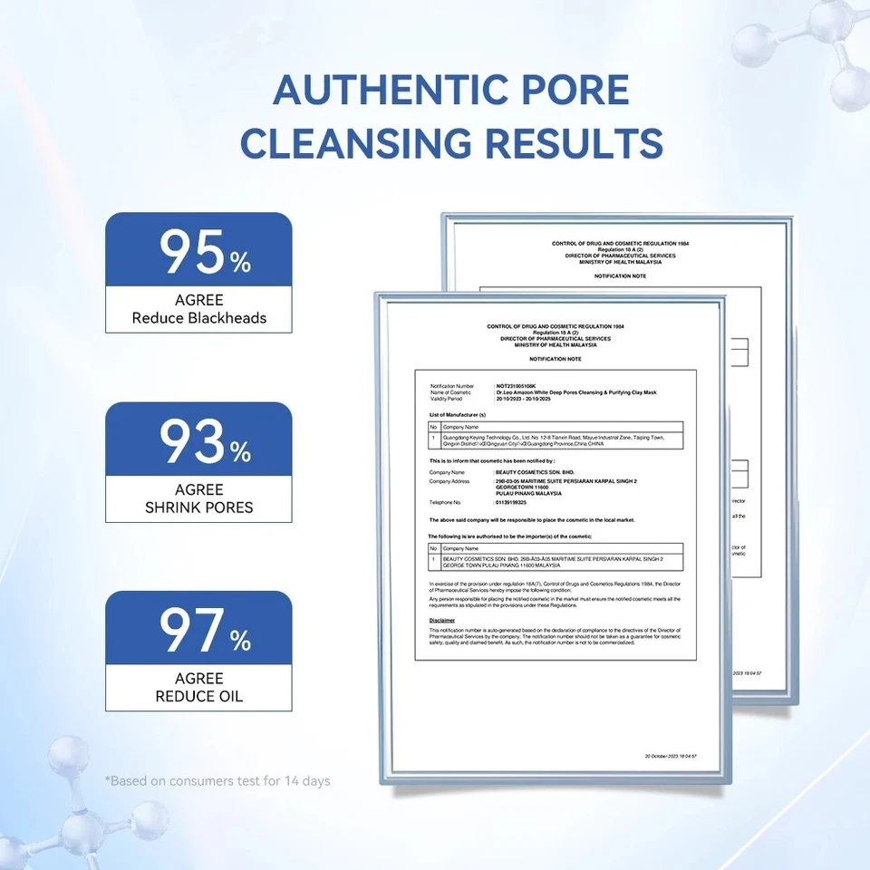 Dr. Leo White Clay Mask: Deeply purifies pores & removes blackhead 100g FreeShip - Image 4 of 4