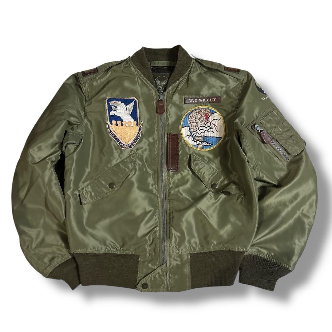 Buzz Rickson's L-2 Flight Jacket with Embroidered… - image 1