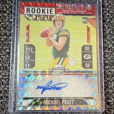 Panini 2024 Contenders Optic Michael Pratt Rookie Auto /24 Packers