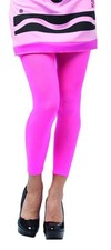 Crayola Tickle Me Pink Footless Tights Costume Accessory Adult One Size