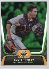 2012 Bowman Platinum Green Buster Posey #57 13kt