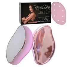 Crystal Hair Eraser,Natural Crystal Hair Remover,Reusable Painless Nano Glass...