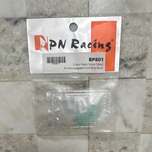 PN Racing BP801 0.3mm Plastic Shims 10pcs Green 1:28 For Kyosho Mini-Z