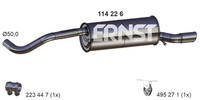 Ernst EndschalldäMpfer NachschalldäMpfer 114226 FüR VW Polo 6C1 6R1 5 TDI Audi