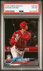 SHOHEI OHTANI 2018 TOPPS UPDATE ROOKIE RC #US189 PSA 6 EX-MINT DODGERS! 82316558