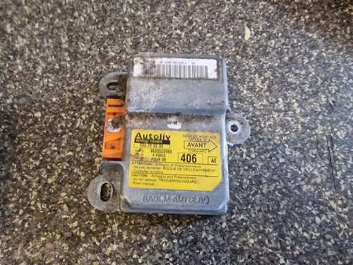 PEUGEOT 407 SW 6E Airbag-Steuergerät 9633503980 2.00 Diesel 100kw 1998 33871365