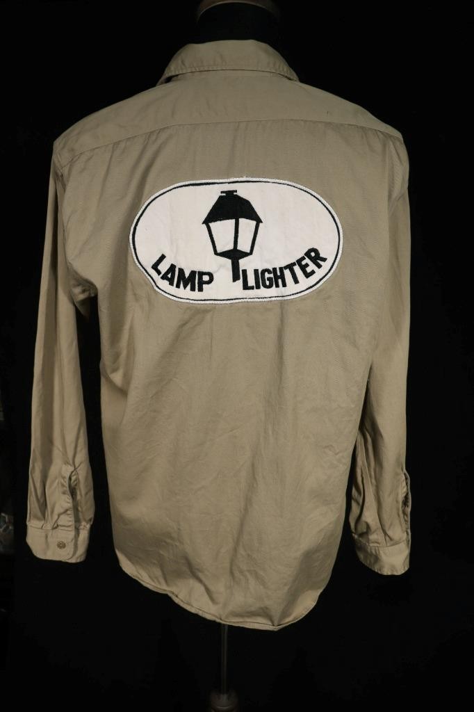 Rare Vintage 1940's-1950's Cotton Khaki Work Shirt Size Large