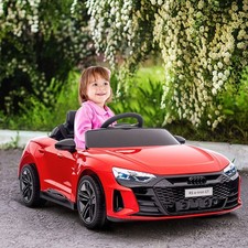 Audi RS e-tron GT 12V Kids Ride-On Car w/ Remote  LED Lights   Red US 