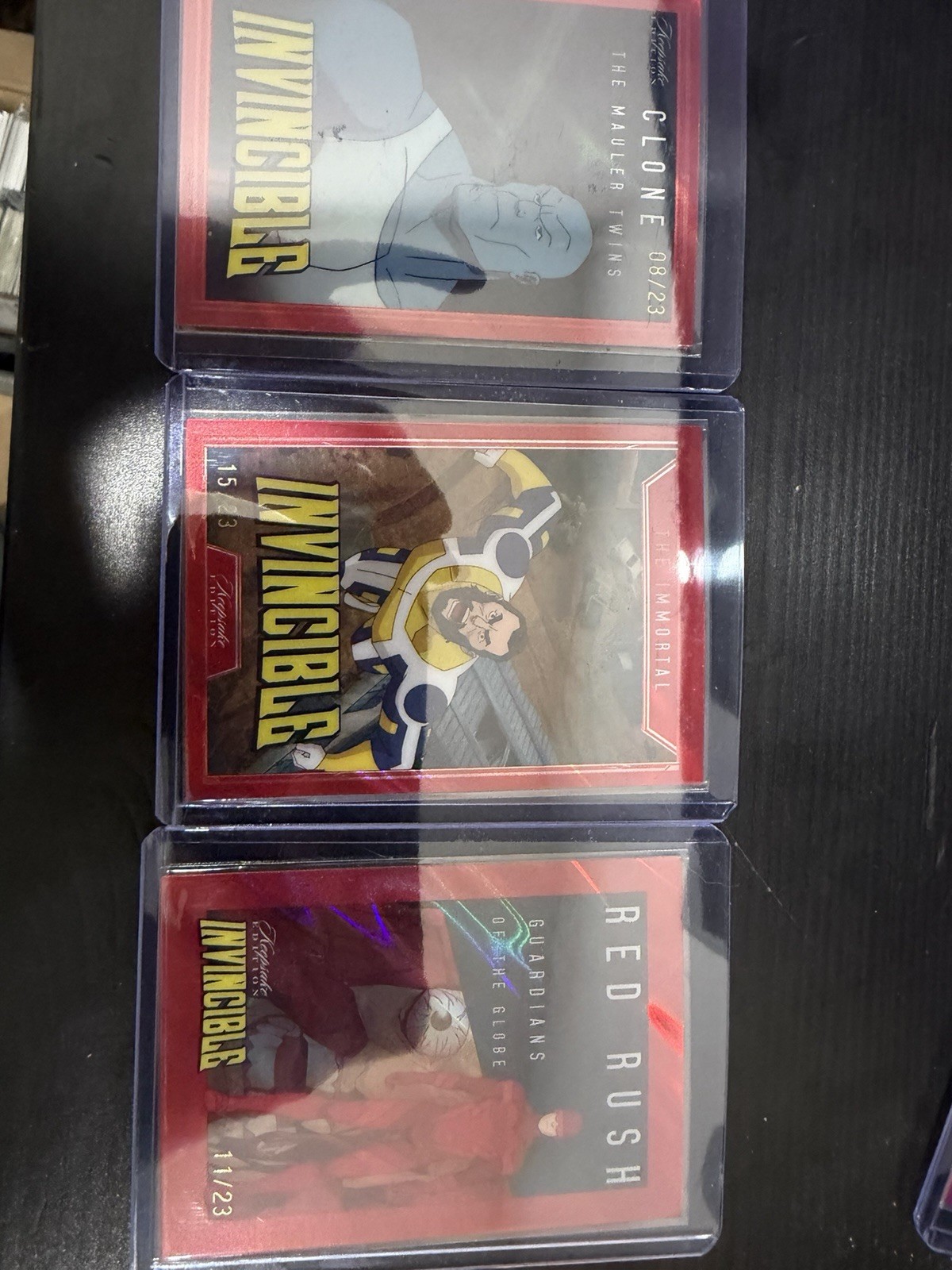 Invincible Keepsake Lot Of 3 - Clone, The immortal & Red Rush /23
