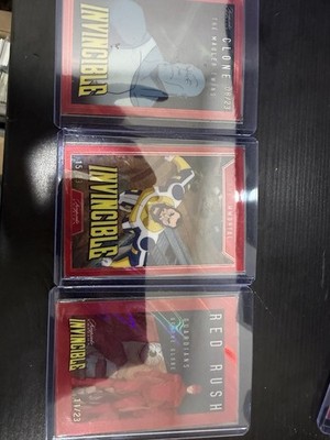 Invincible Keepsake Lot Of 3 - Clone, The immortal & Red Rush /23