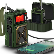 Emergency Weather Radio Model D9 14800Mwh Power Bank, Noaa/Am/Fm/Shortwave NEW