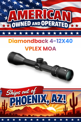 #ad Vortex Optics Diamondback Tactical 4 12x40 Riflescope Black $199.99