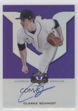 2017 Leaf Valiant Draft Purple 4/15 Clarke Schmidt #BA-CS2 Auto 2d9