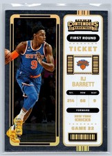 2022-23 Panini Contenders #19 RJ Barrett First Round Ticket #/199