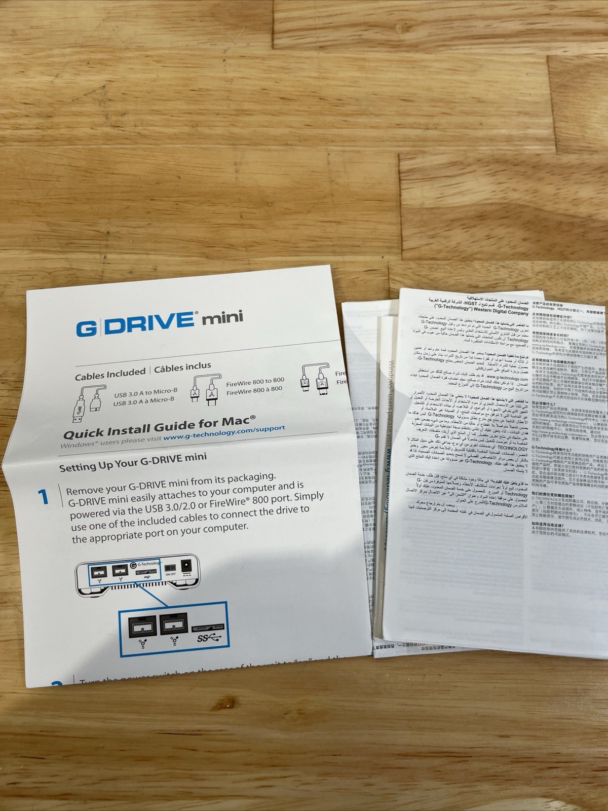 G-Technology G-DRIVE Mini - 1 TB Portable Hard Drive