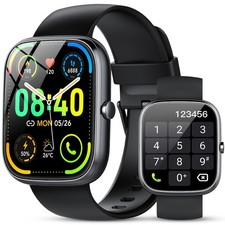 Smartwatch Uomo Donna 1.91 AI Orologio Smartwatch con Effettua/Risposta Chiamate